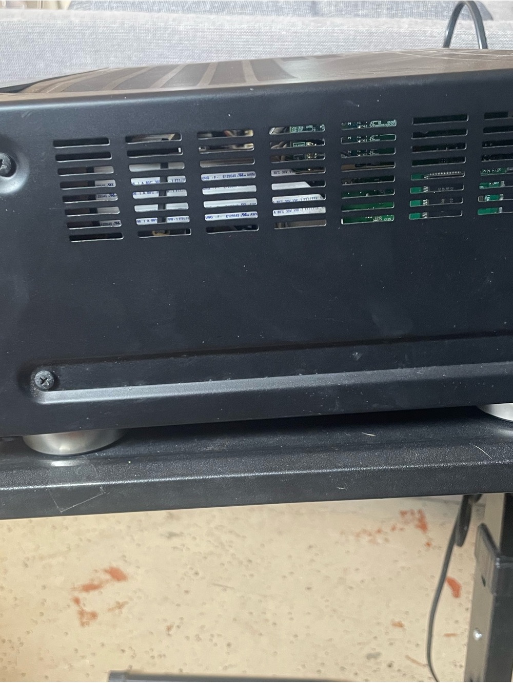 PIONEER Black Multi-Channel AV Receiver Rear Panel - Picture 2 of 4